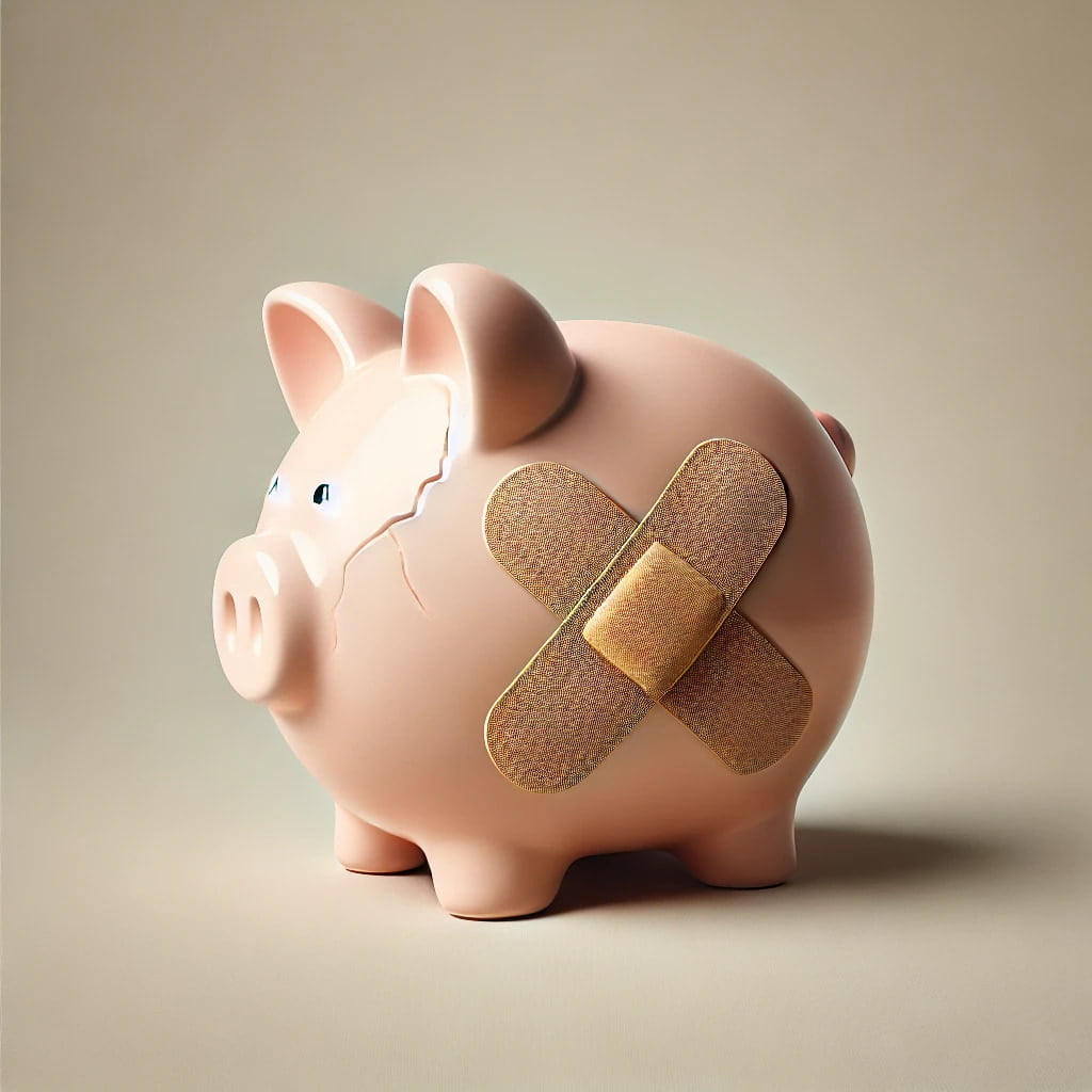 piggy-bank-with-band-aid-on-it